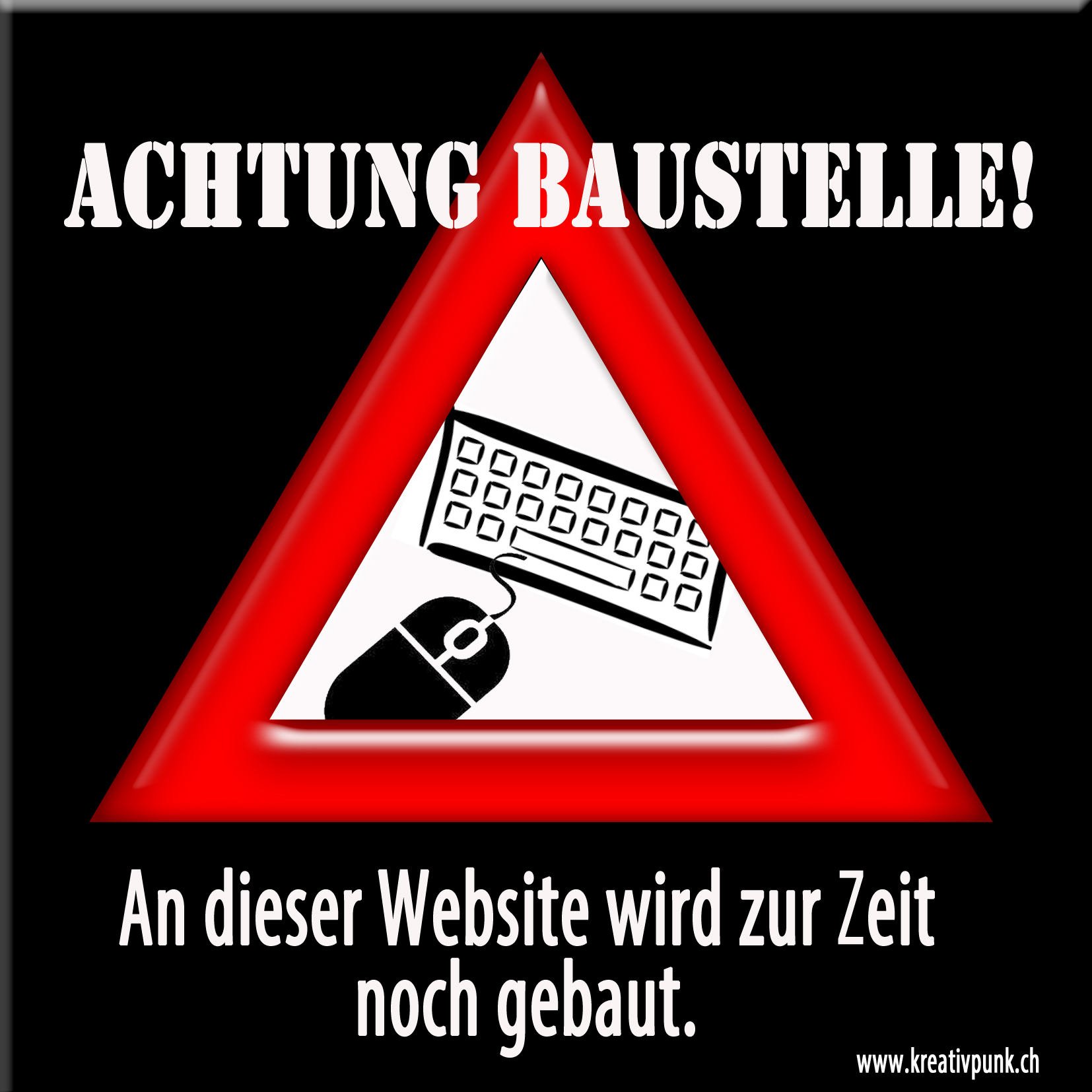 Info Baustelle neue Website